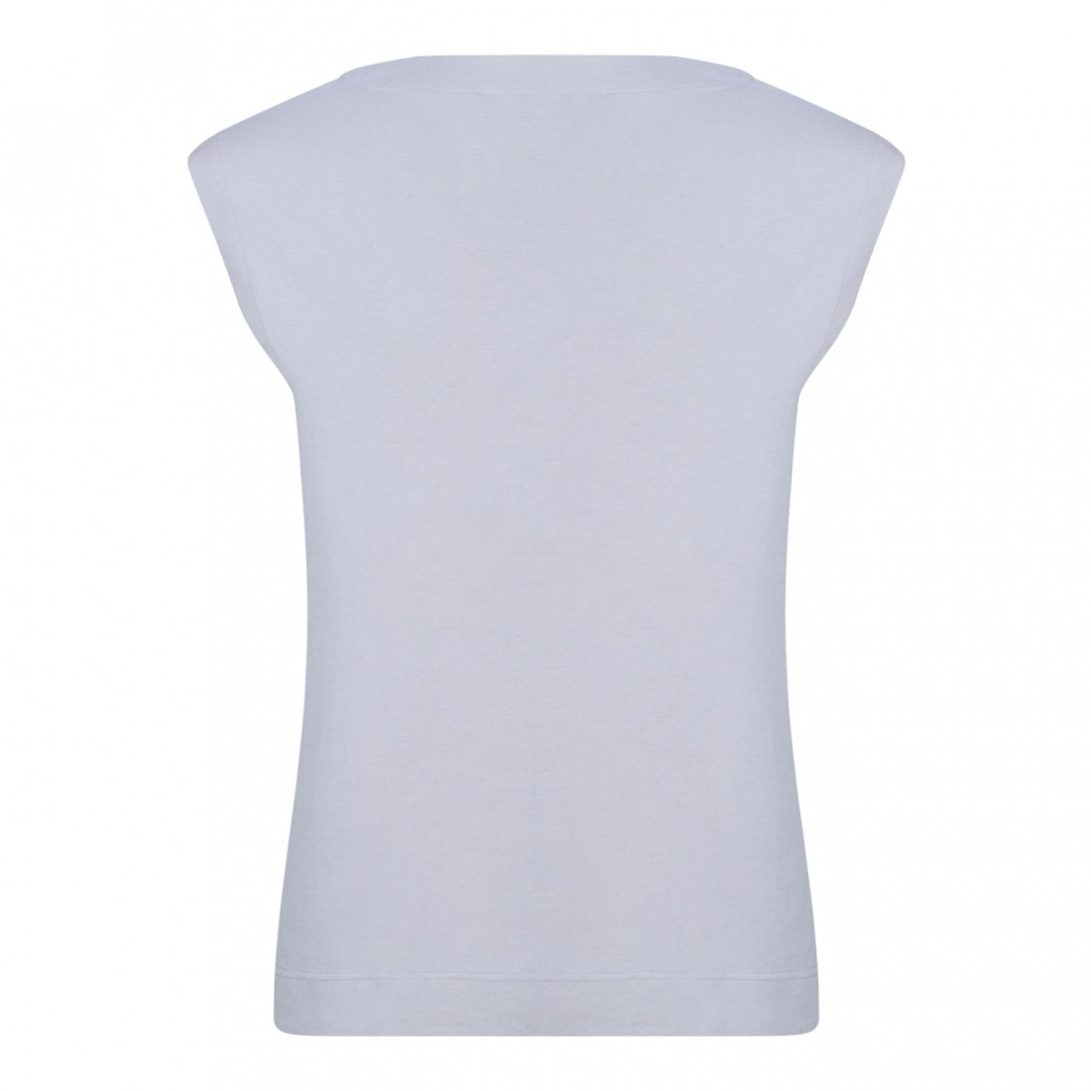 Off White Sleeveless Top