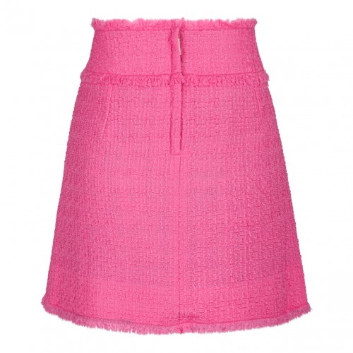 Pink Rachel Tweed Miniskirt 2