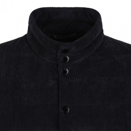 Black Corduroy Gilet