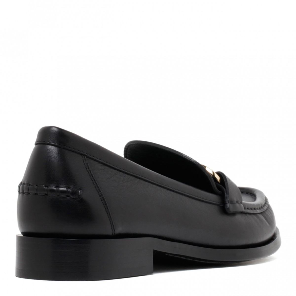 Black British-Inspired Moccasin