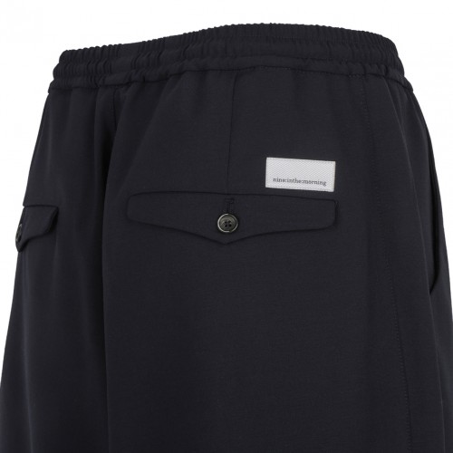 Navy Blue Basil Shorts