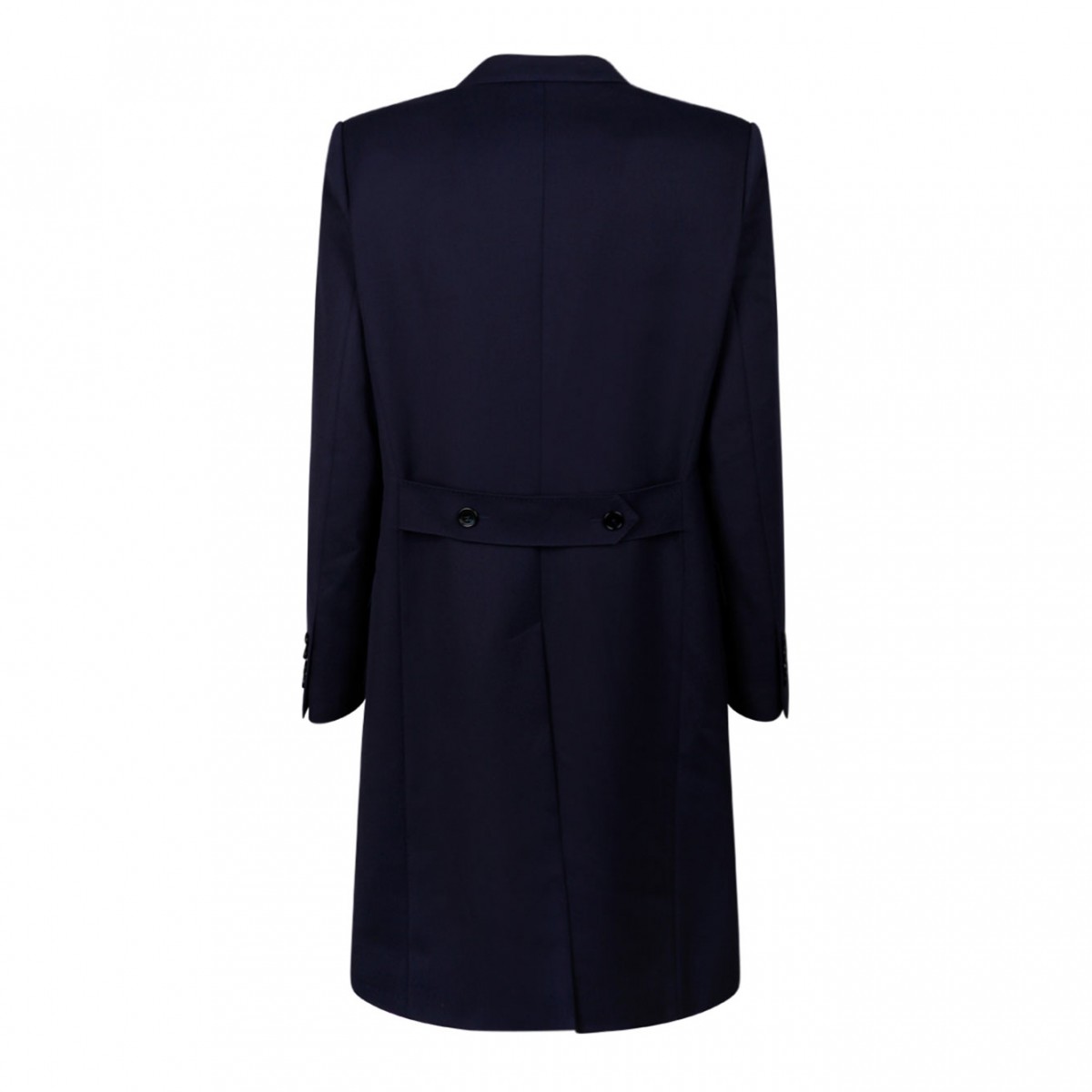 Blue Single Breasted Coat