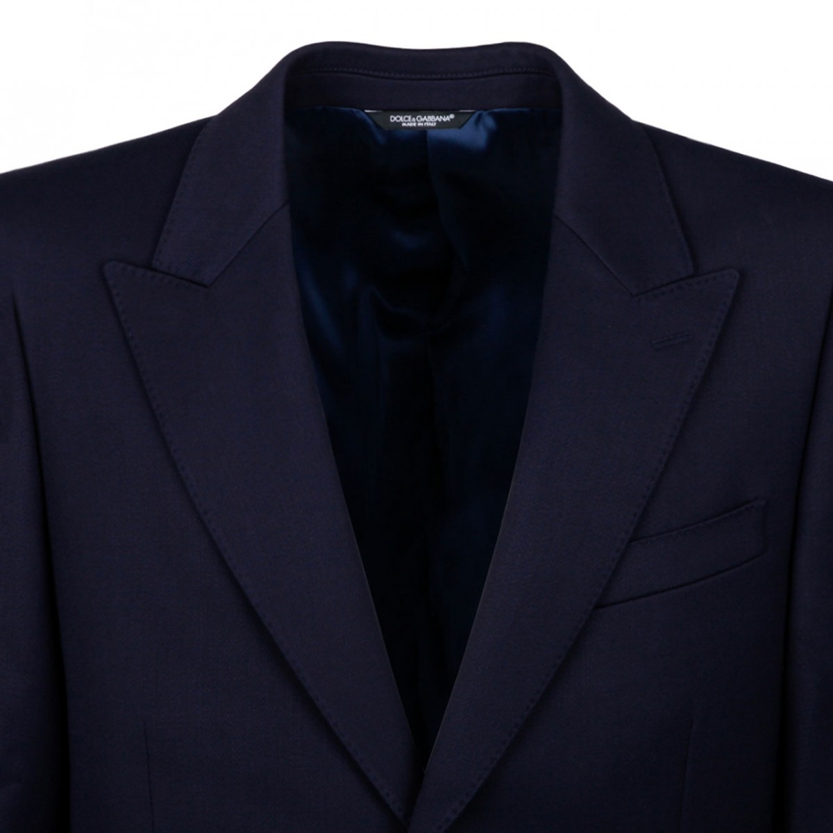 Blue Single Breasted Coat