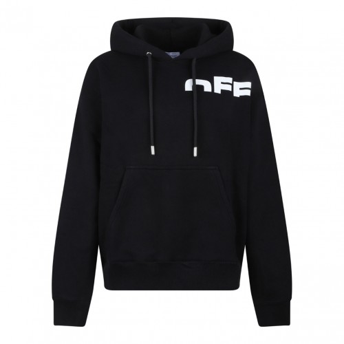 Black Shared Logo Hoodie
