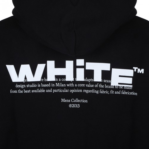 Black Shared Logo Hoodie