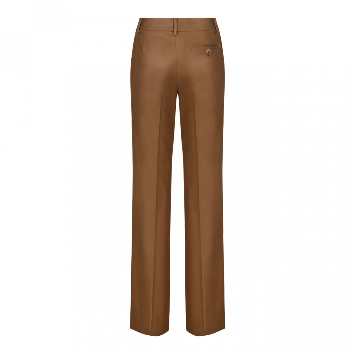 Camel Brown Straight Leg Trousers