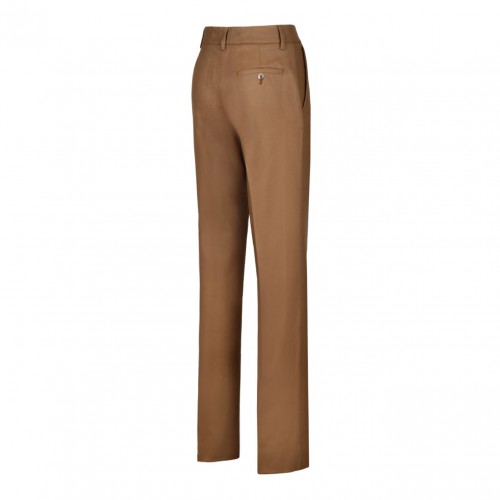 Camel Brown Straight Leg Trousers