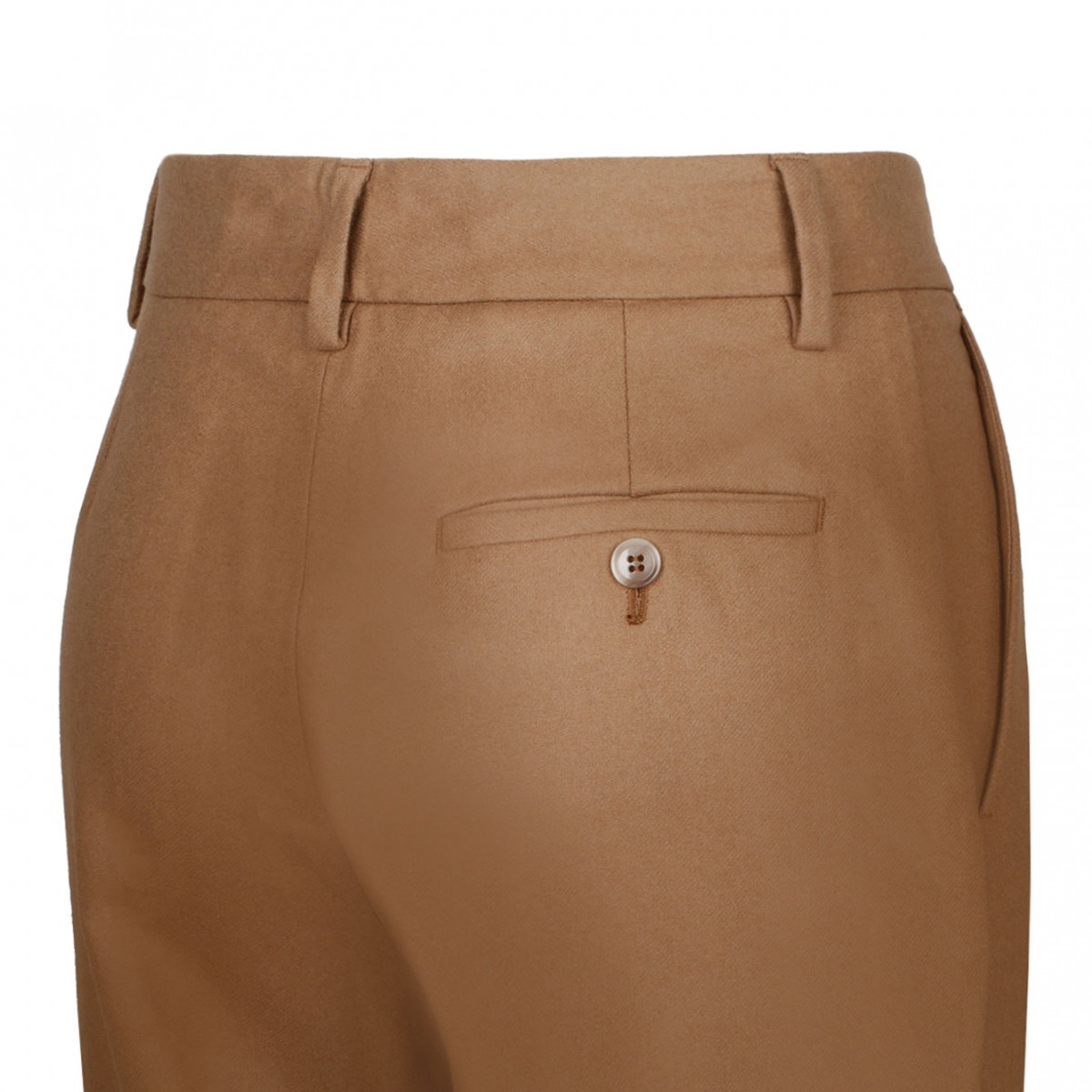 Camel Brown Straight Leg Trousers