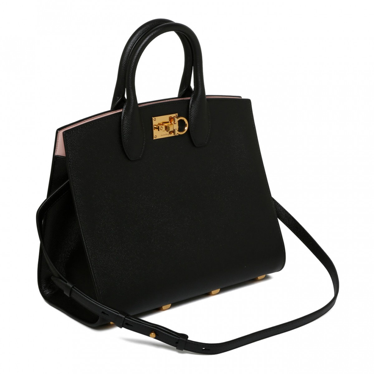 Black Small Studio Box Bag