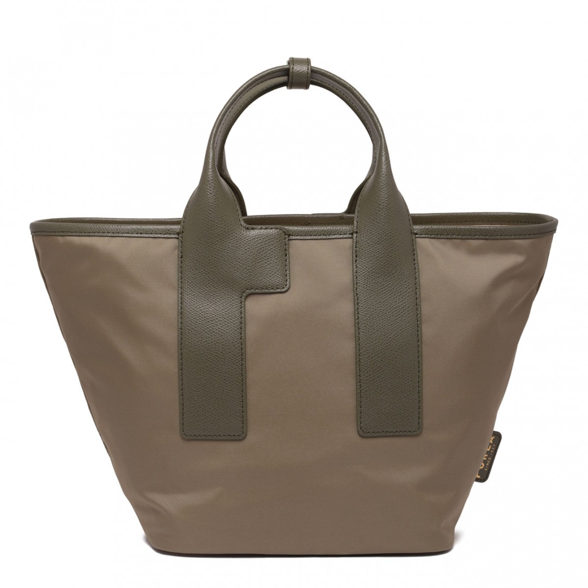 Dark Beige Piuma M Tote Bag