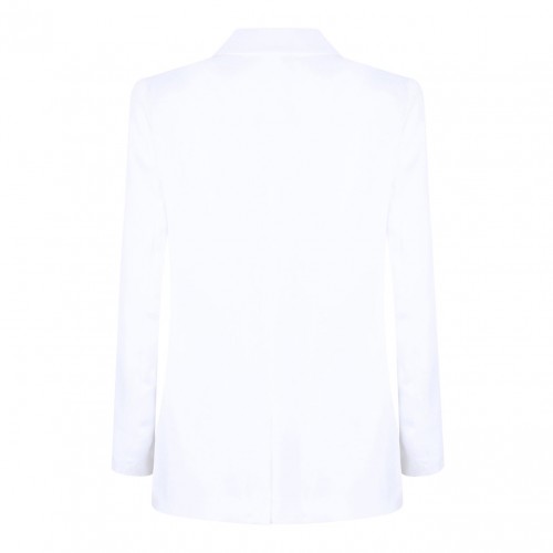 White Notch Lapels Blazer
