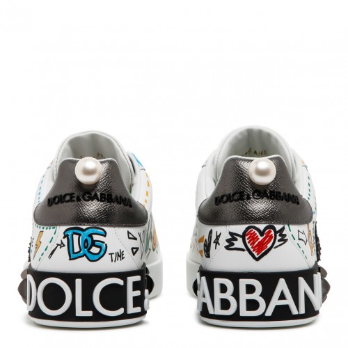 Graffiti Print Sneakers