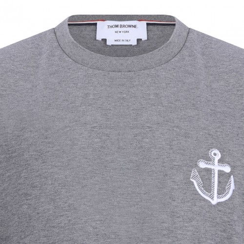 Grey Anchor Icon T-Shirt