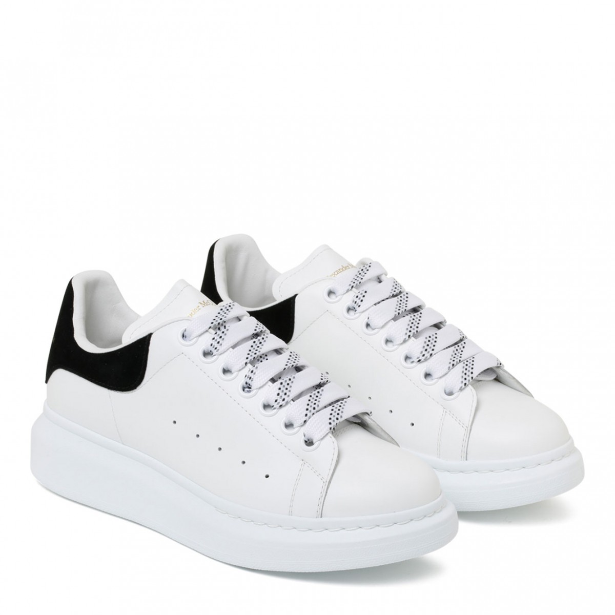 White and Black Oversized Sneakers