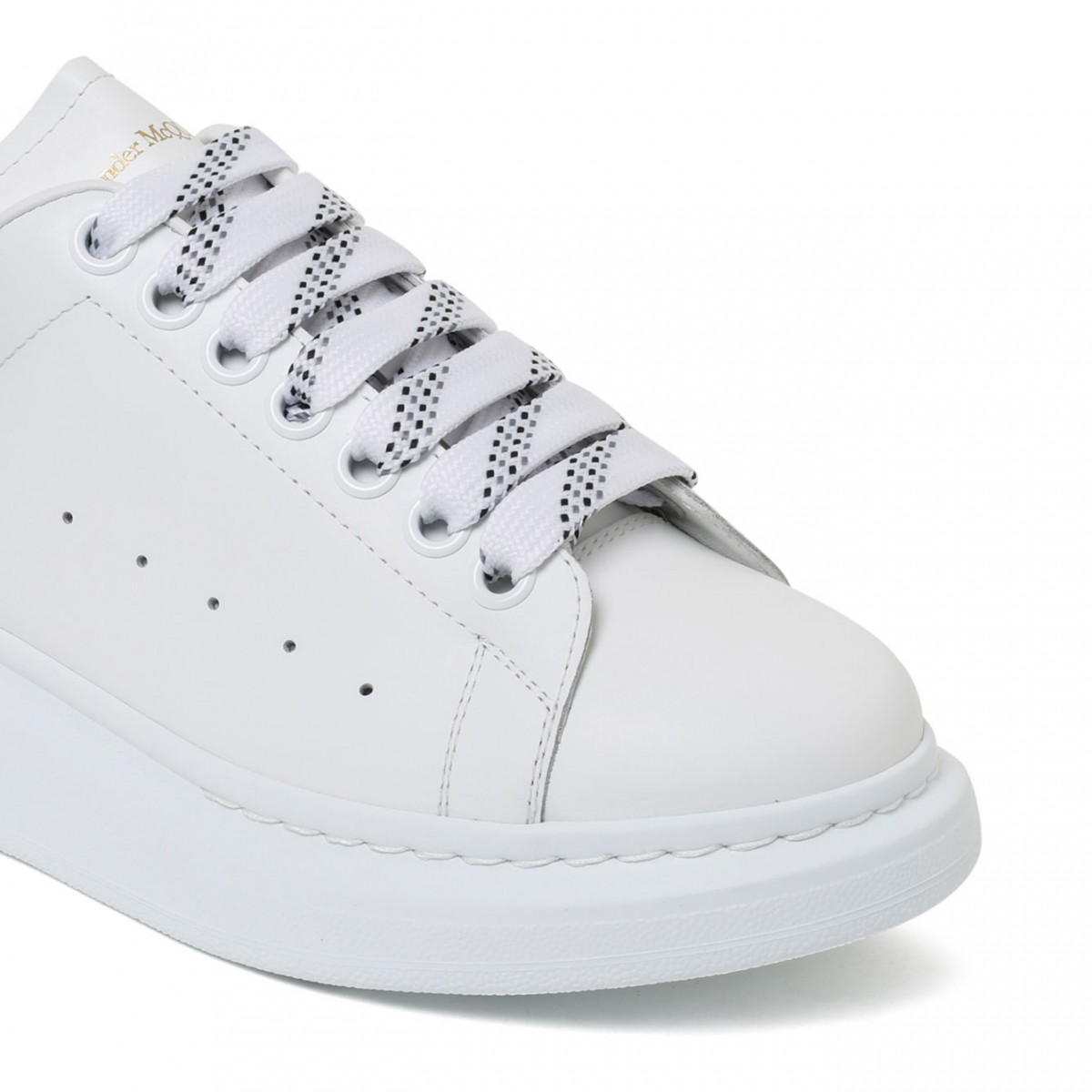 White and Black Oversized Sneakers