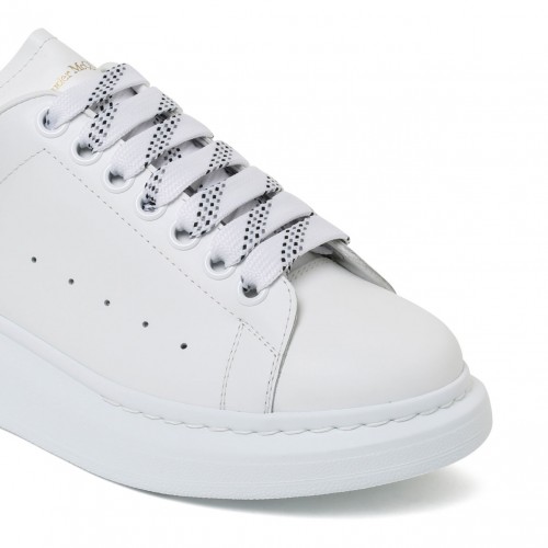 White and Black Oversized Sneakers