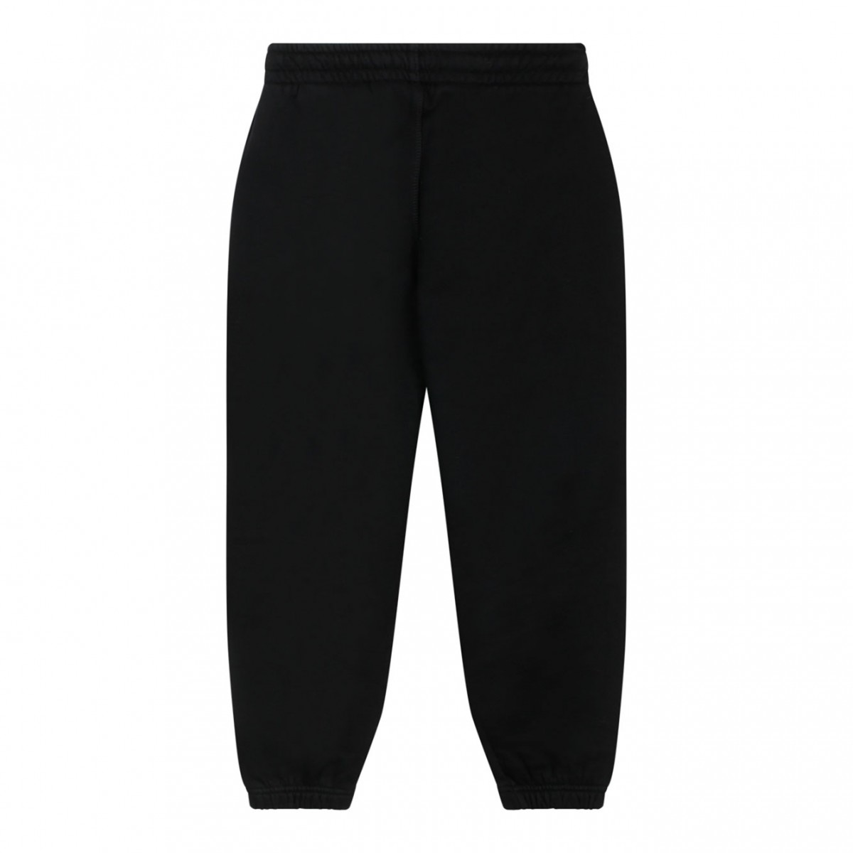 Black and White Cotton Track Pants