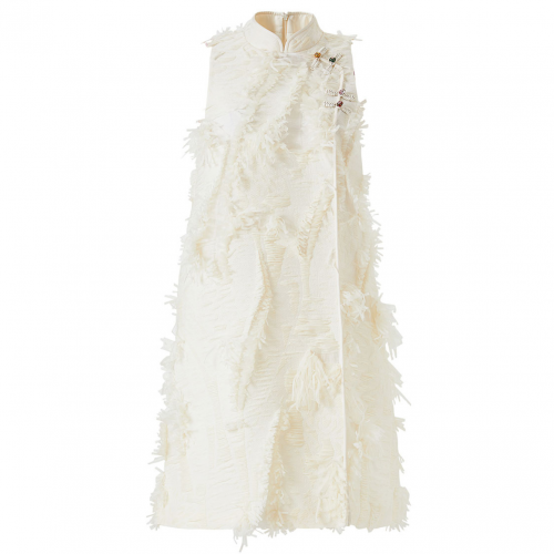 Ivory Sleeveless Dress