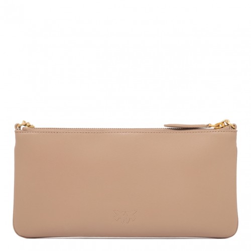 Beige Love Birds Shoulder Bag 2