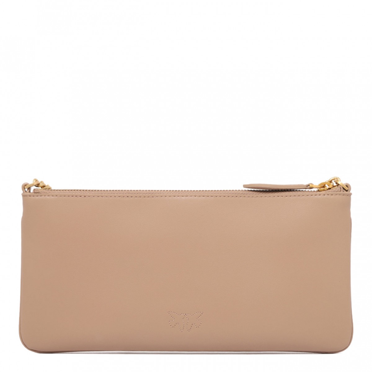 Beige Love Birds Shoulder Bag