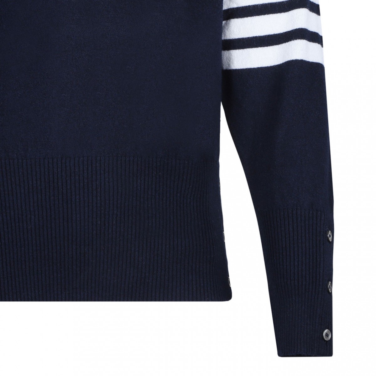 Navy Blue 4-Bar Pullover