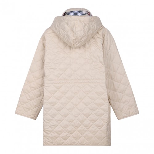 Pale Stone Hooded Jacket