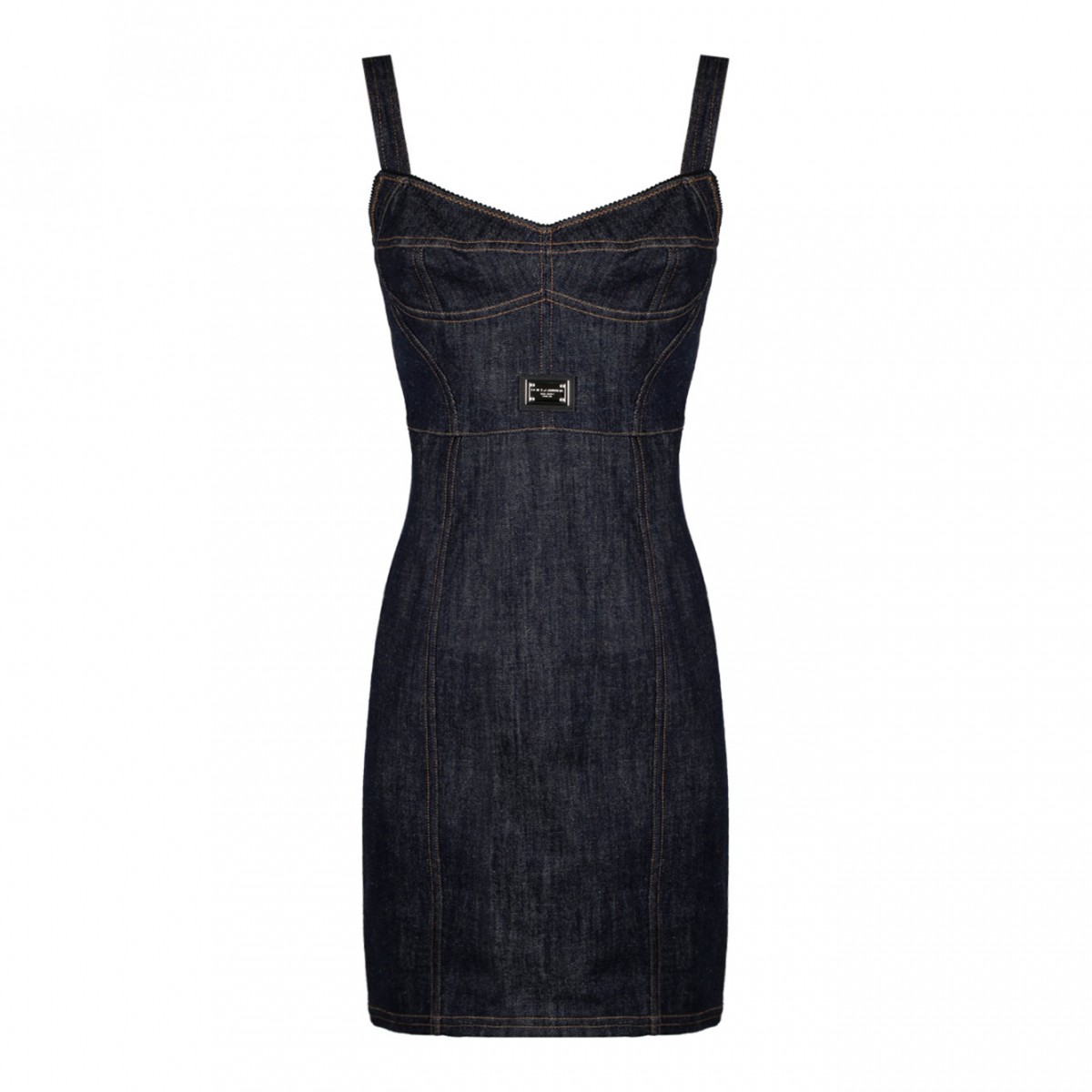 Denim Stretch Design Dress