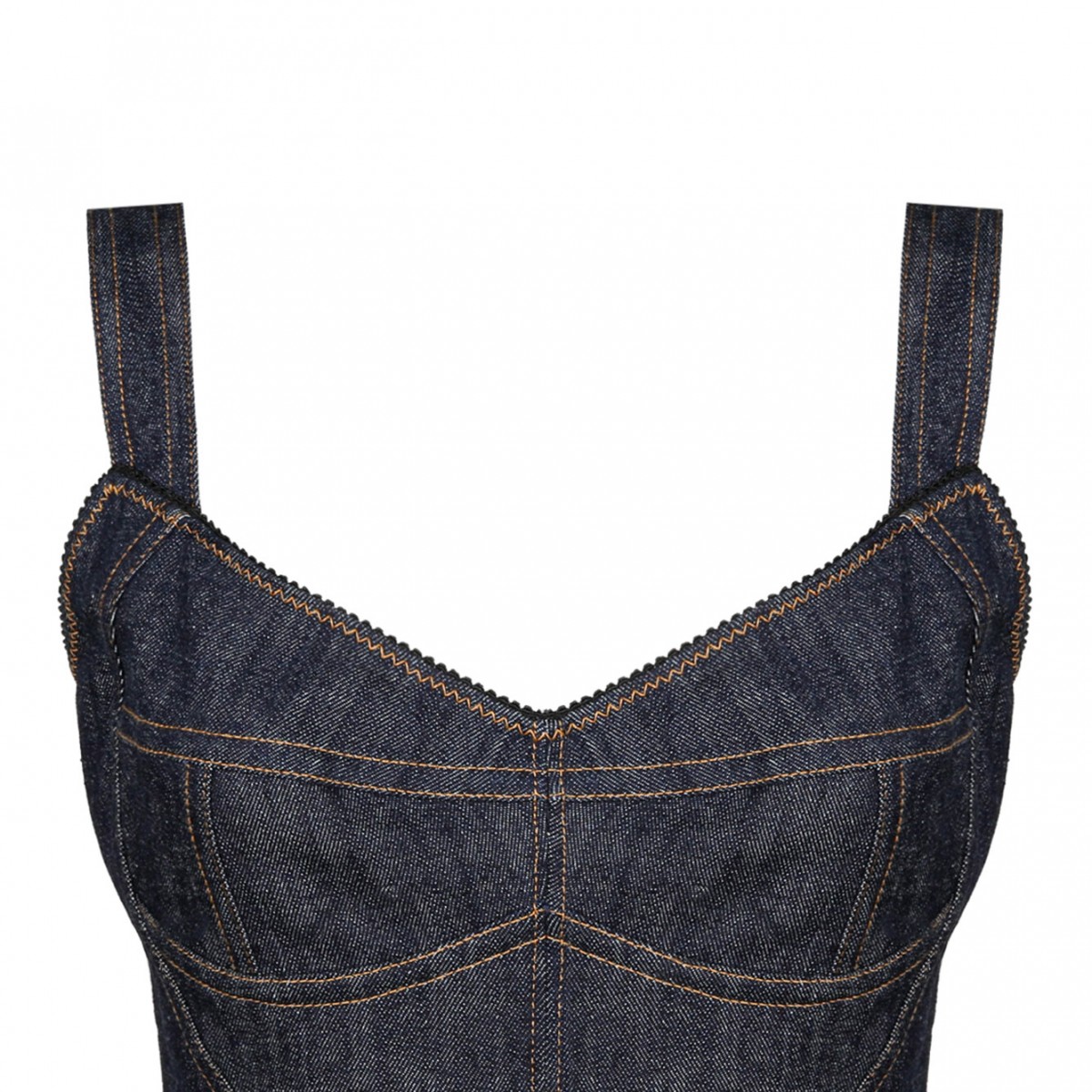 Denim Stretch Design Dress