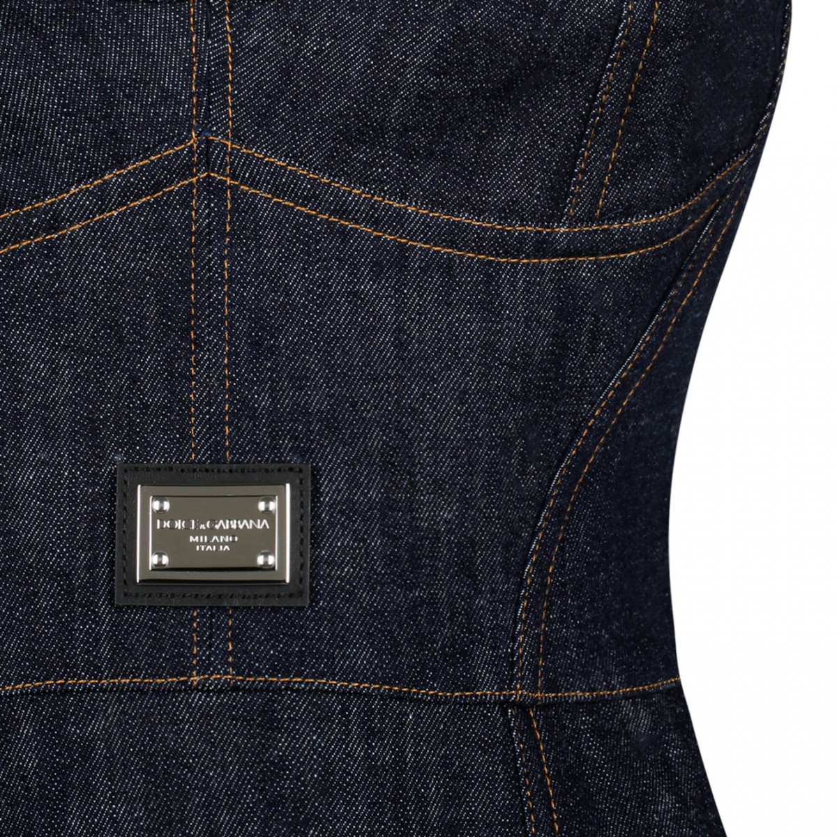 Denim Stretch Design Dress