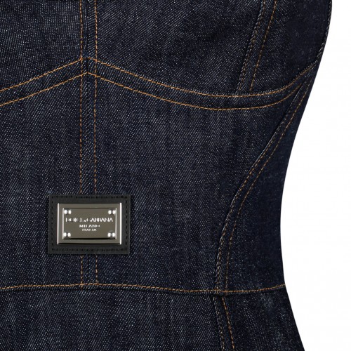 Denim Stretch Design Dress