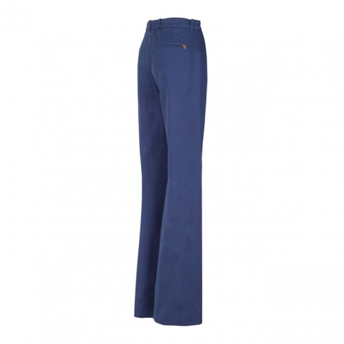 Deep Blue Wide Leg Jeans