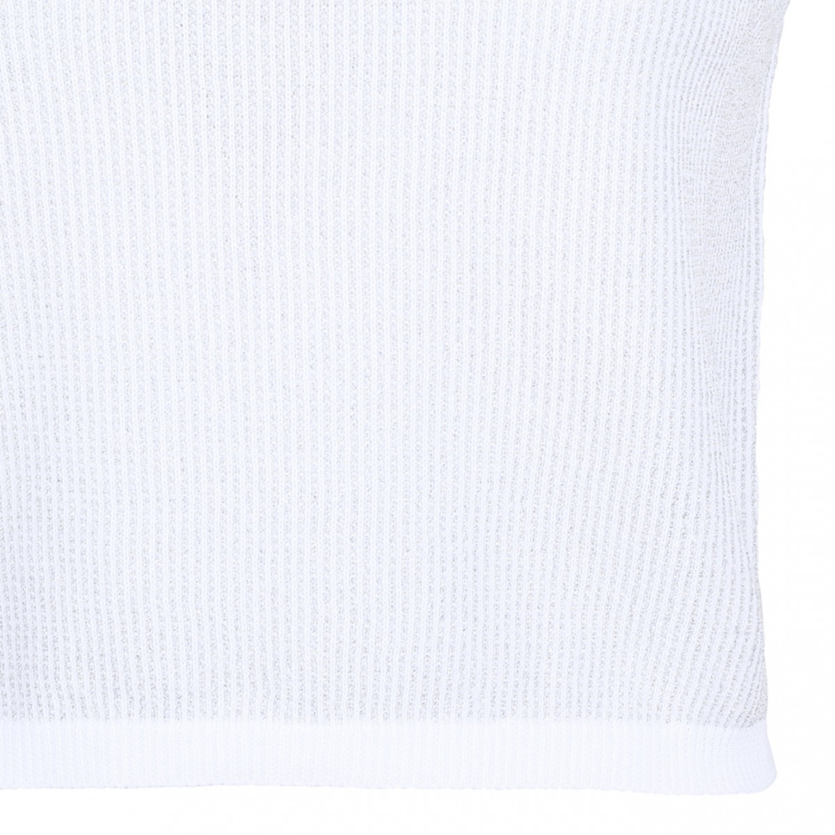 White Sleeveless Knitwear