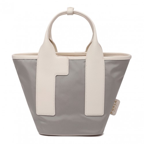 Grey Piuma S Tote Bag