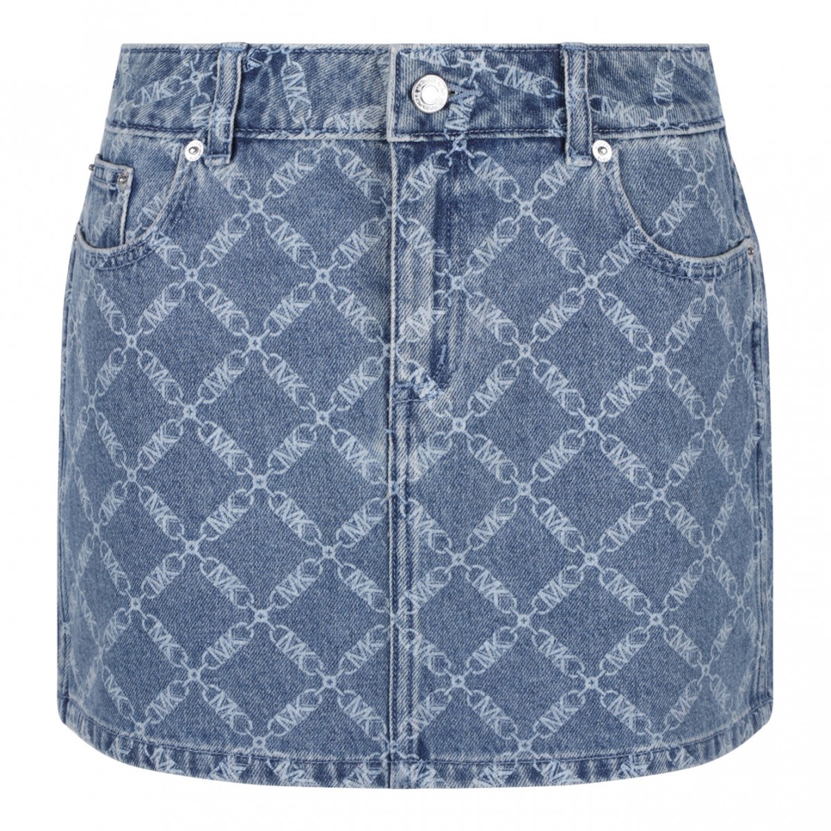 Navy Blue Midi Skirt