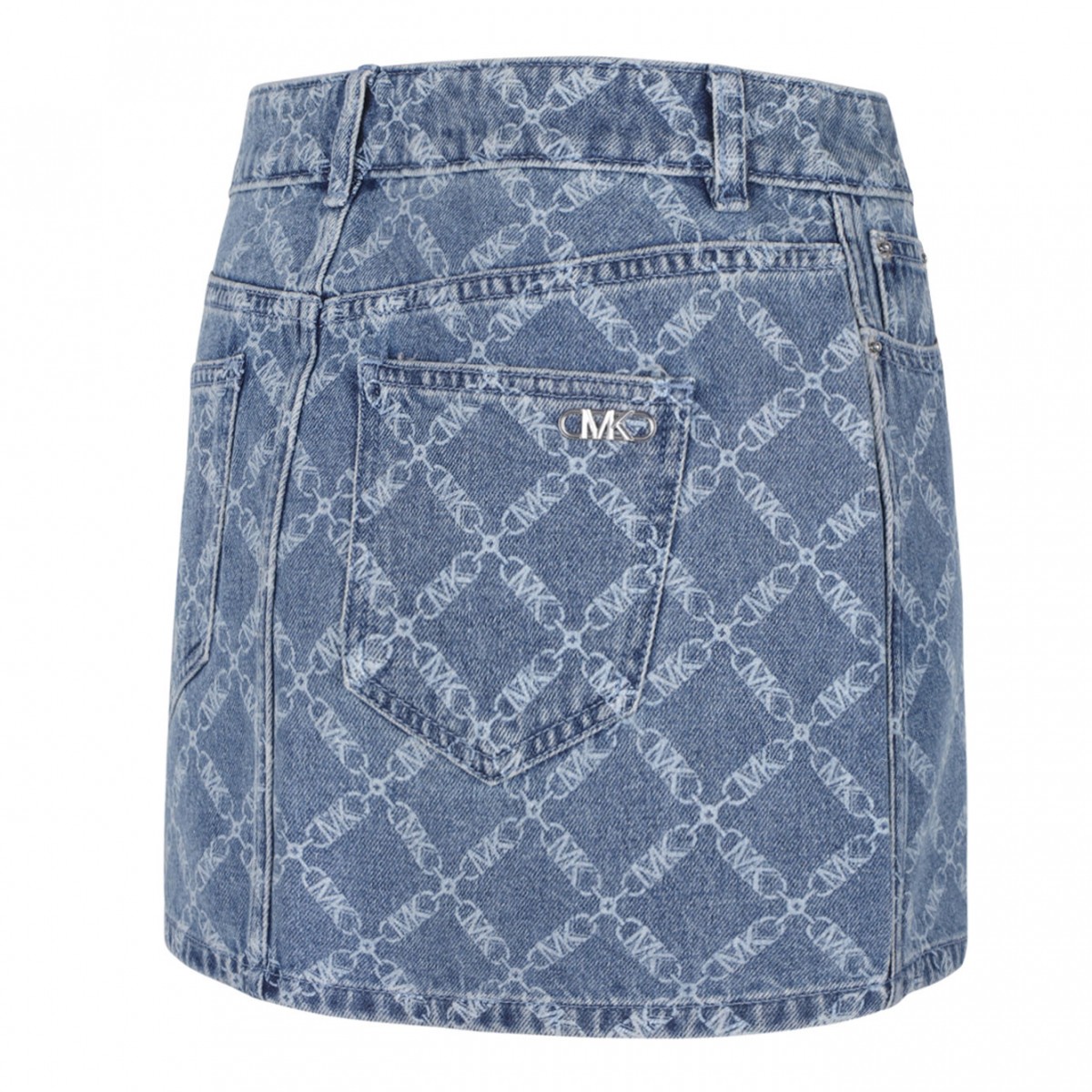 Navy Blue Midi Skirt