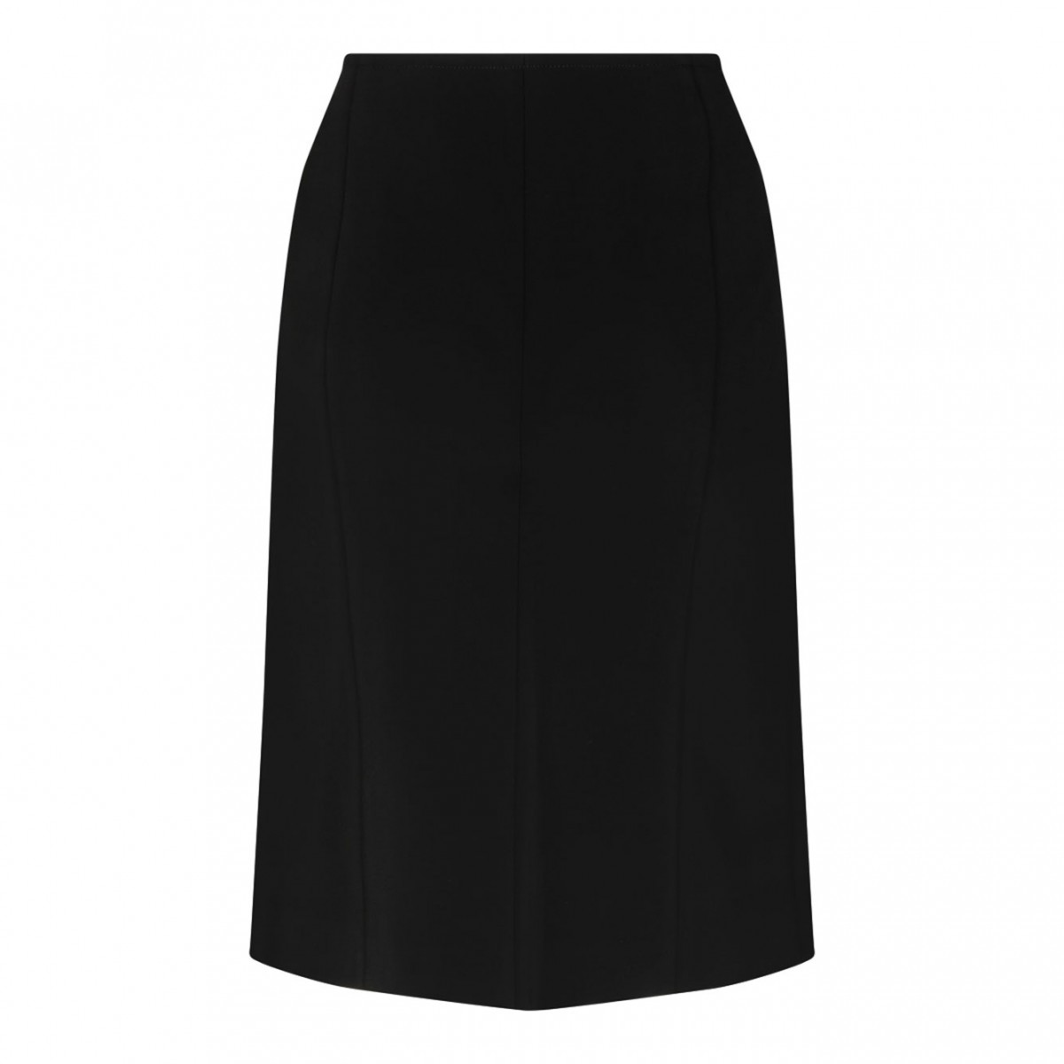 Tom Ford Black Zip Detail Pencil Skirt