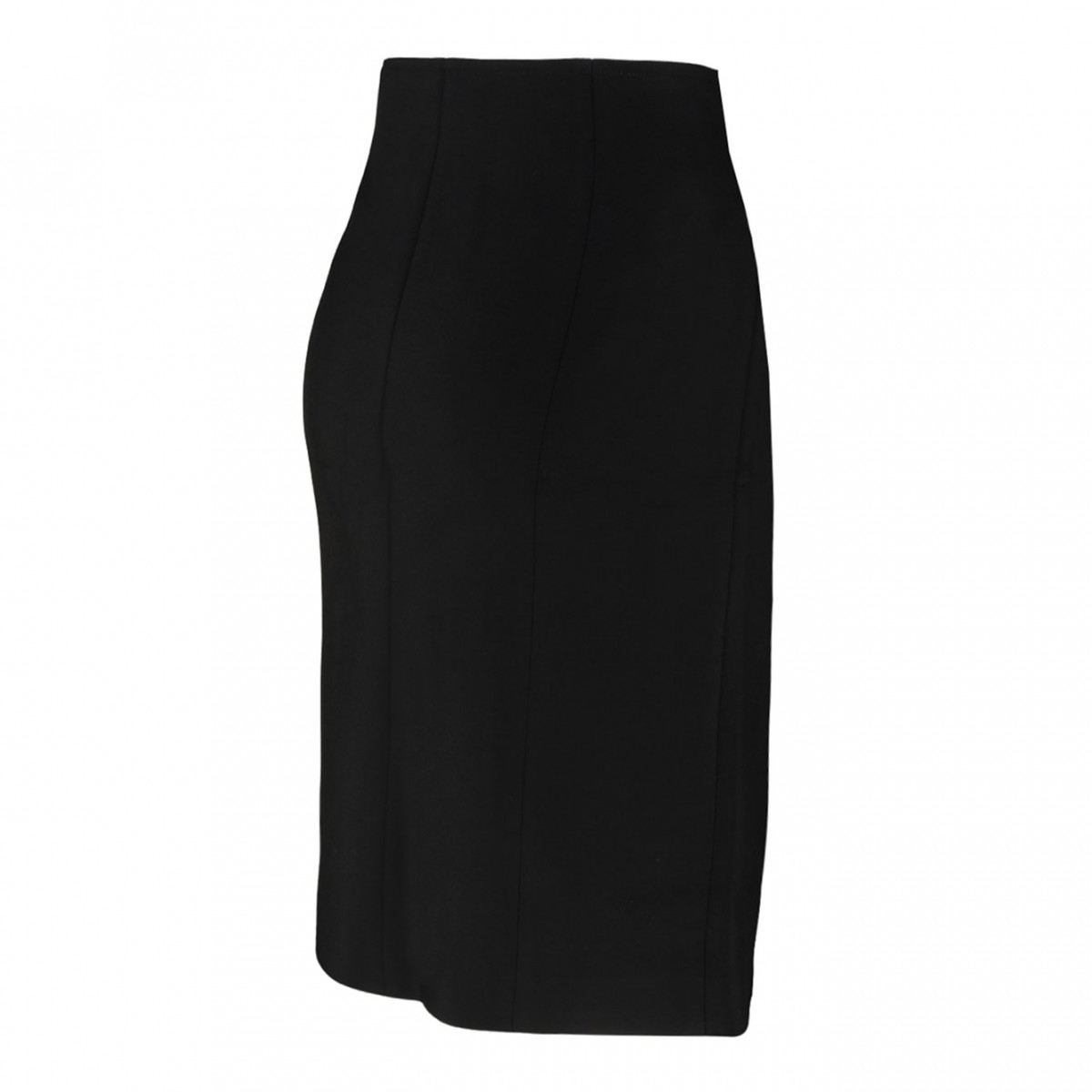 Tom Ford Black Zip Detail Pencil Skirt