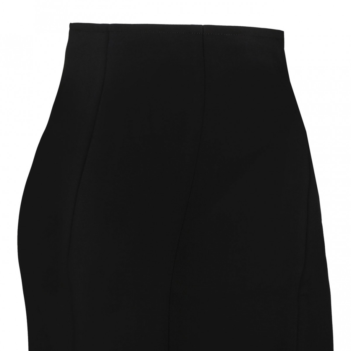 Tom Ford Black Zip Detail Pencil Skirt