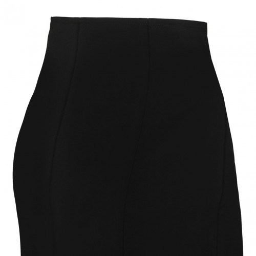 Tom Ford Black Zip Detail Pencil Skirt