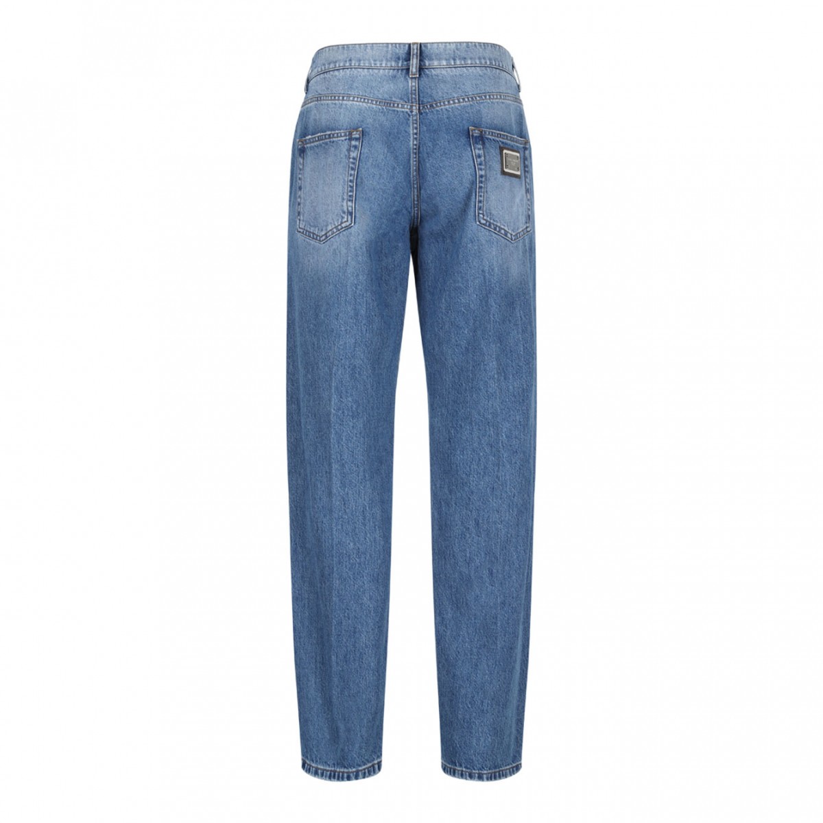 Blue Mid Rise Jeans