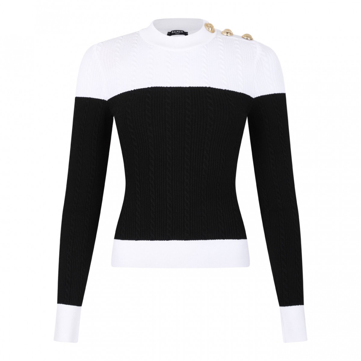 Two Tone Knitted Top