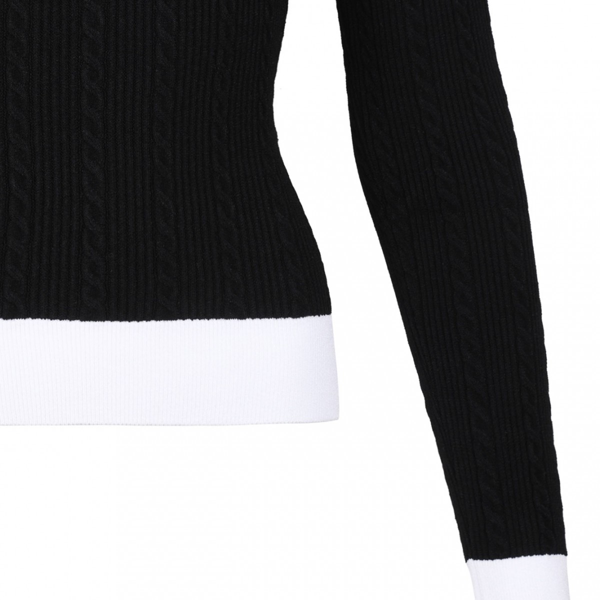 Two Tone Knitted Top