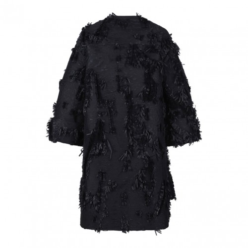 Black Textured Coat 2