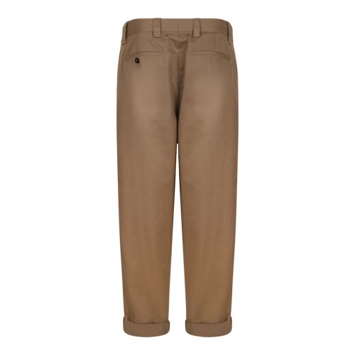 Khaki Beige Chino Trousers 2