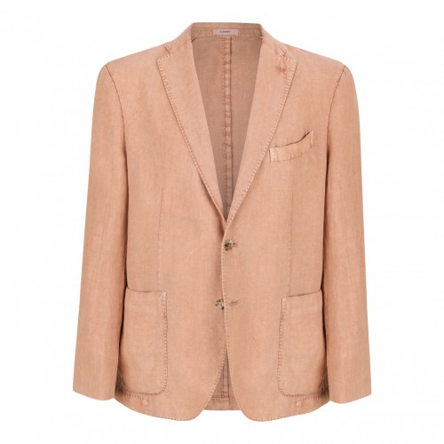 Peach Linen Suit