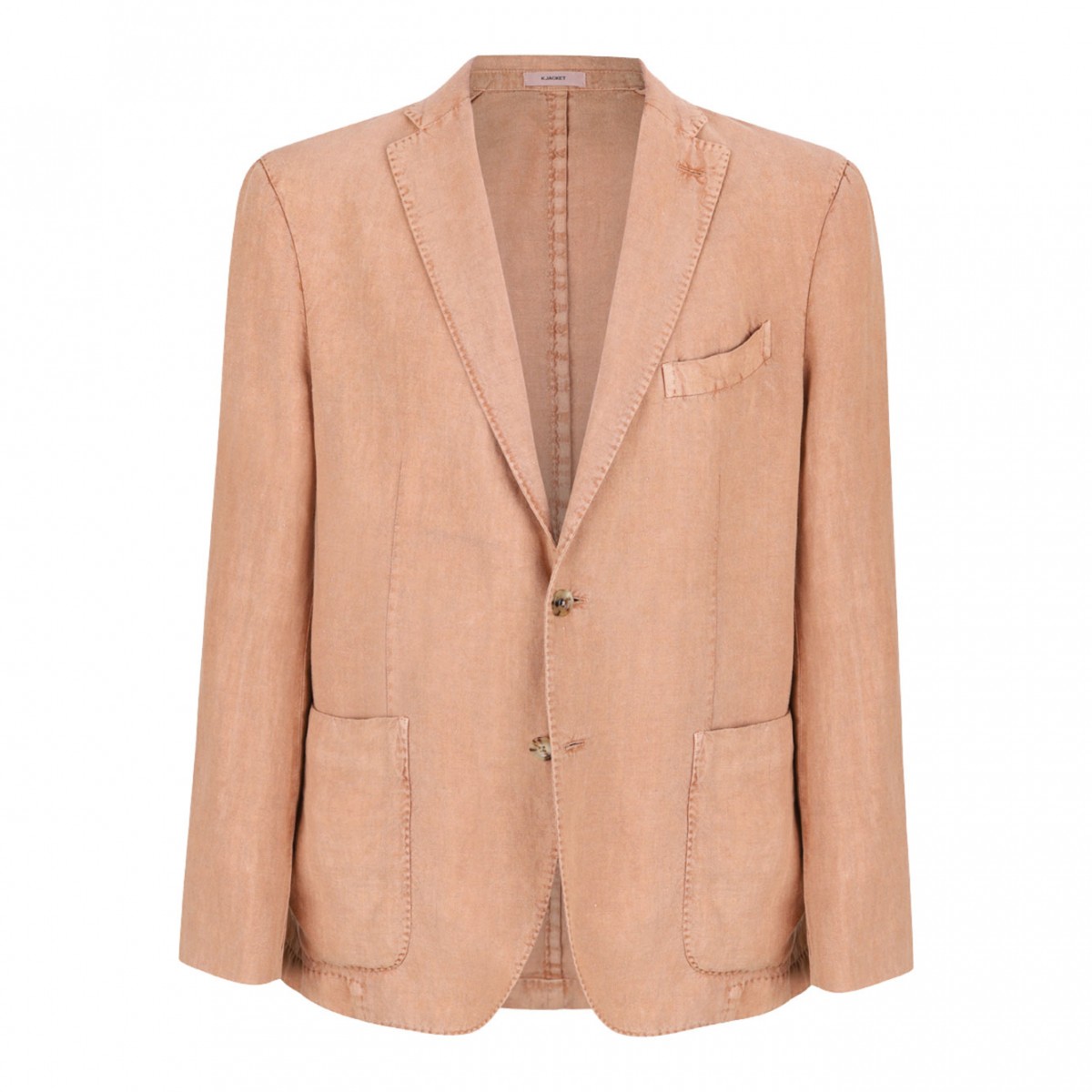 Peach Linen Suit