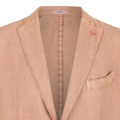 Peach Linen Suit