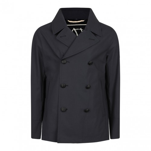 Dark Blue Short Peacoat