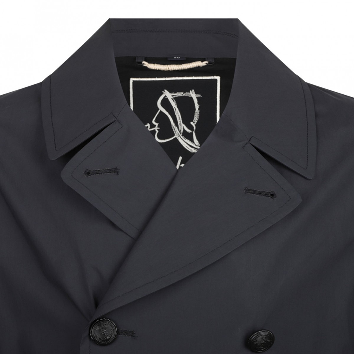 Dark Blue Short Peacoat