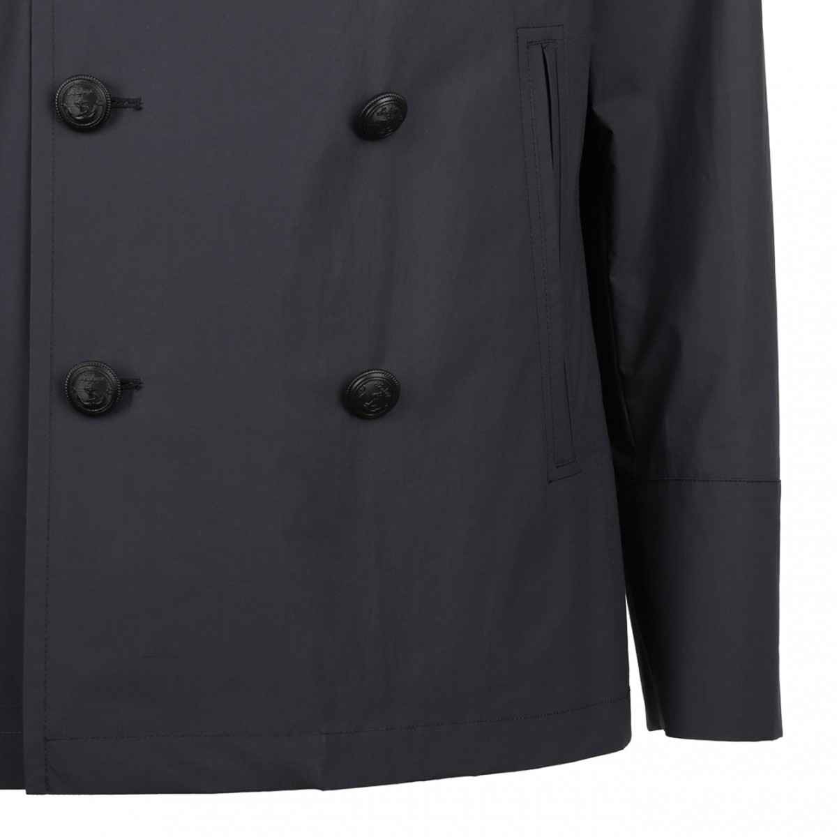 Dark Blue Short Peacoat